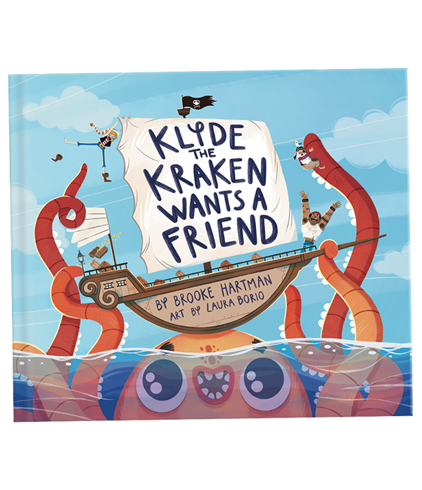 book cover for Klyde the Kraken Wants a Friend