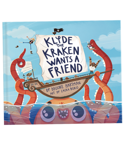 book cover for Klyde the Kraken Wants a Friend